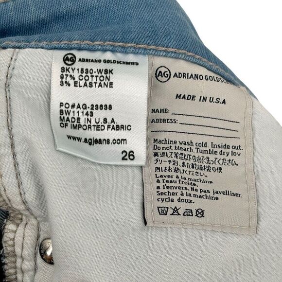 AG Adriano Goldschmied The Sadi High Rise Shorts Size 26 - Picture 2 of 6